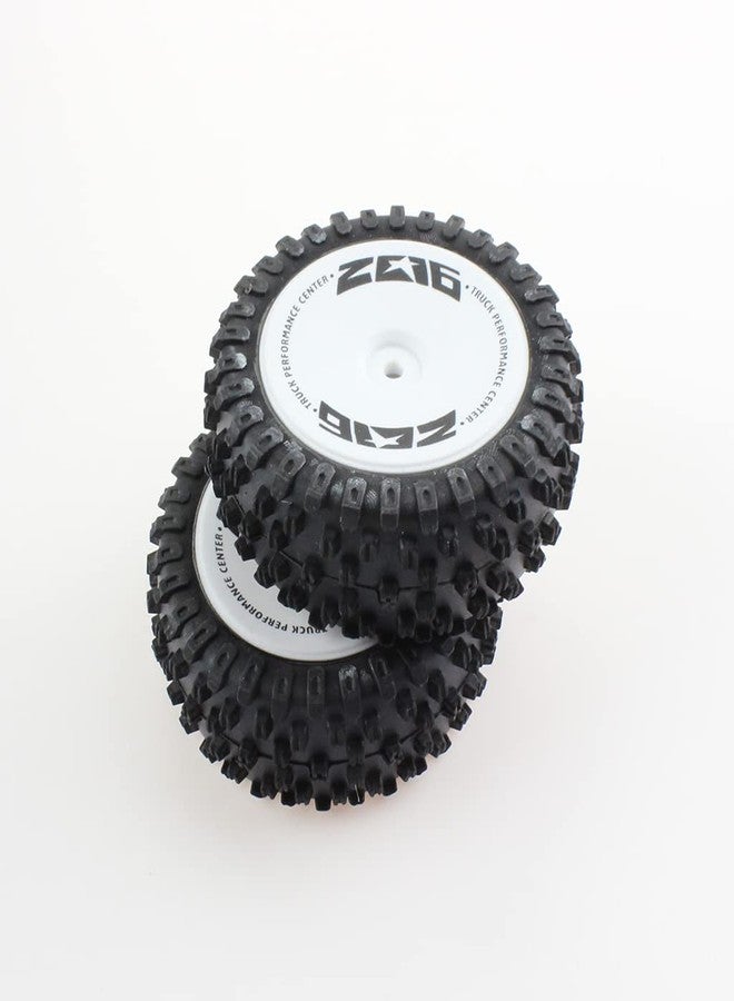 KingVal Replacement 2PCS Front Tire Tyre Wheel RC Spare Parts Compatible with WLtoys 124007 RC Car - Image 5
